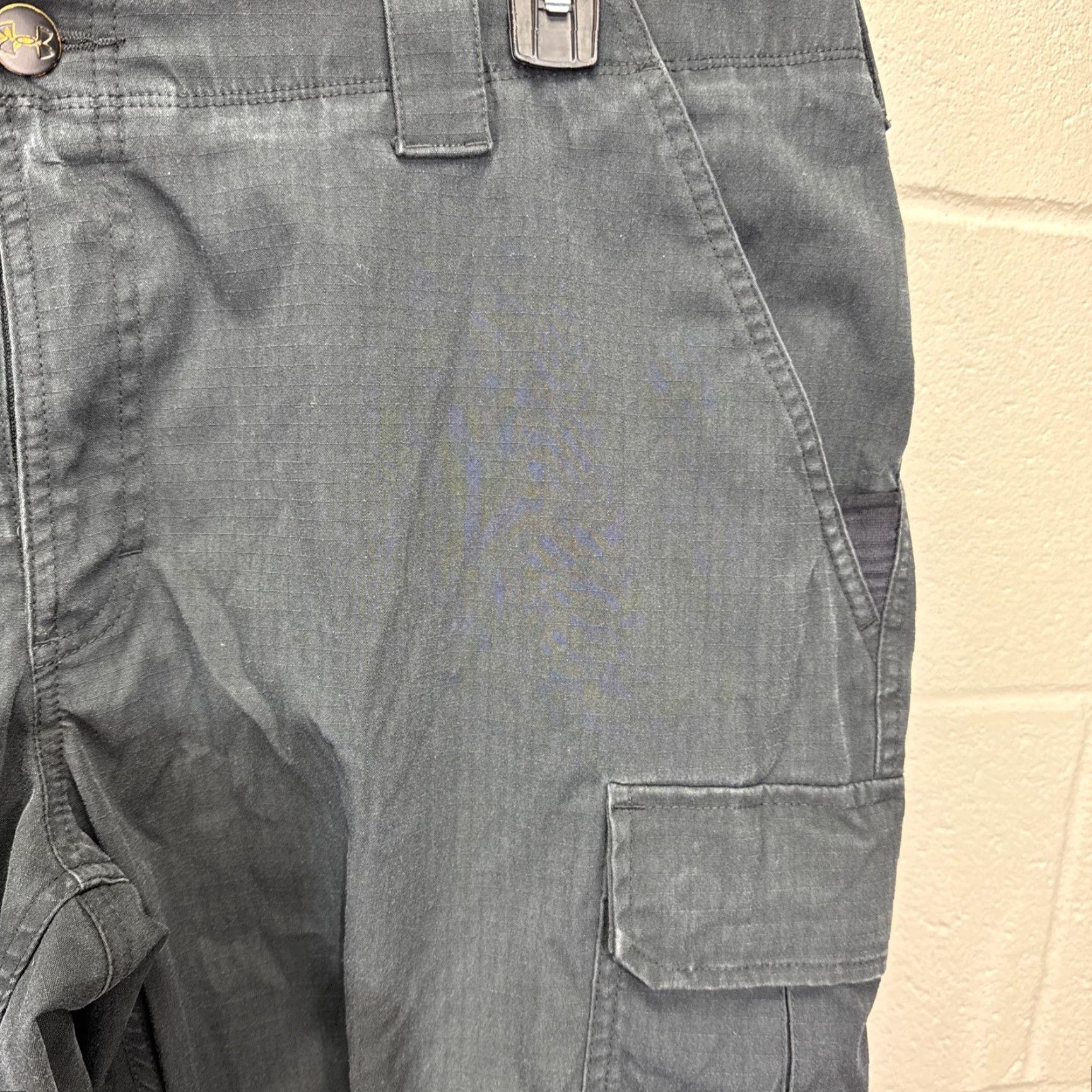 Under Armour Under Armour Storm Tactical Patrol Cargo Pants 40x32 Black Ripstop Stretch Size US 40 / EU 56 - 3 Thumbnail