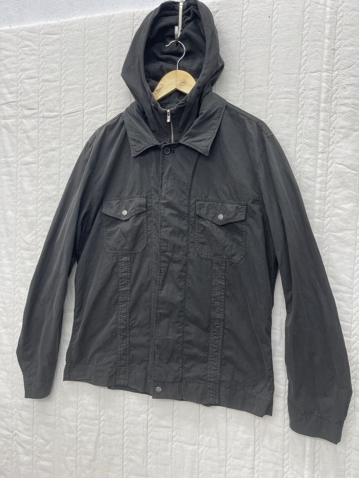 C.P. Company × Massimo Osti × Vintage STEALS💥C.P. COMPANY HOODIE LONG SLEEVE SHIRT Size US XL / EU 56 / 4 - 3 Thumbnail