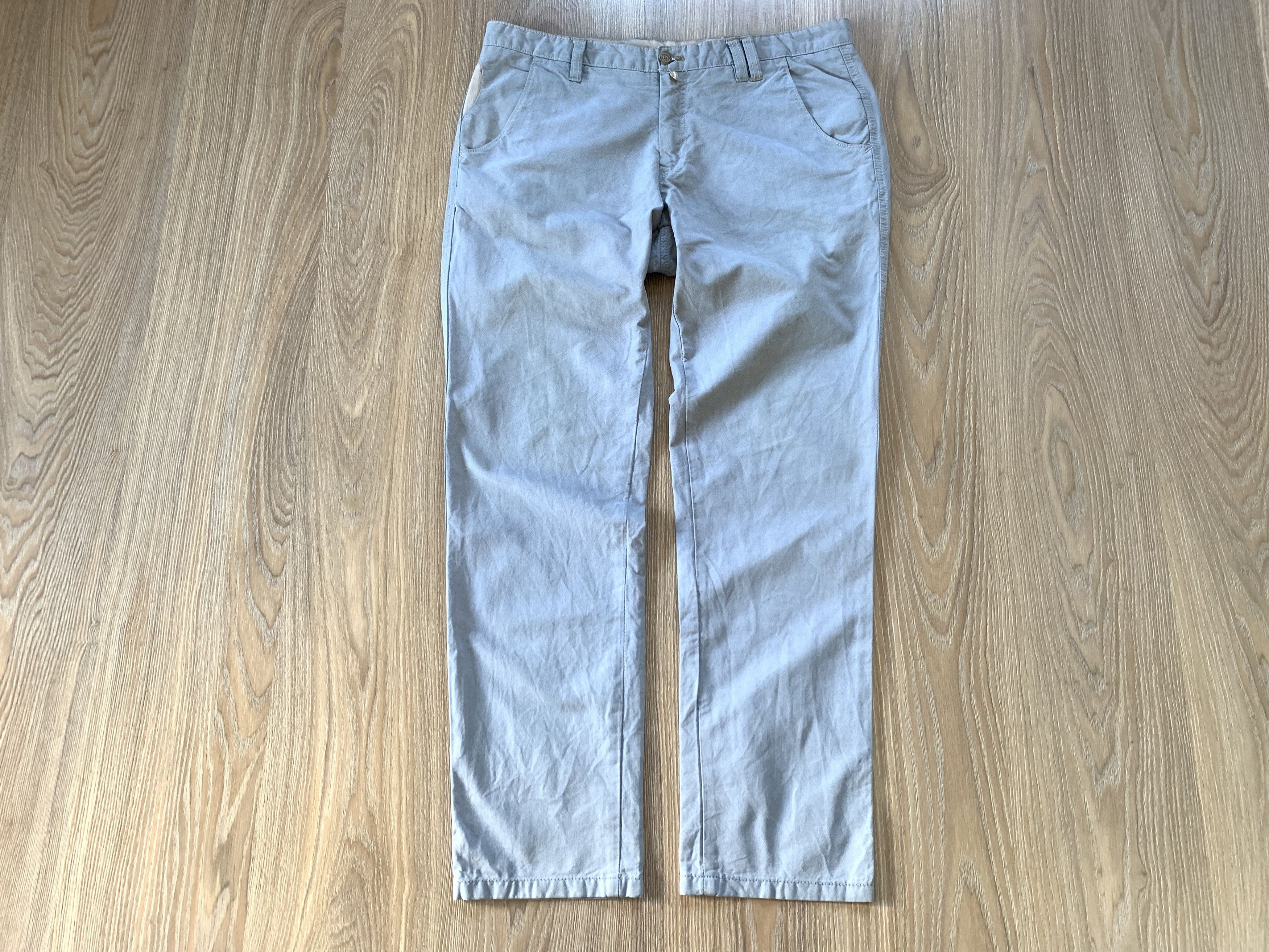 Designer Massimo Dutti Casual Cotton Pants Size US 34 / EU 50 - 3 Thumbnail