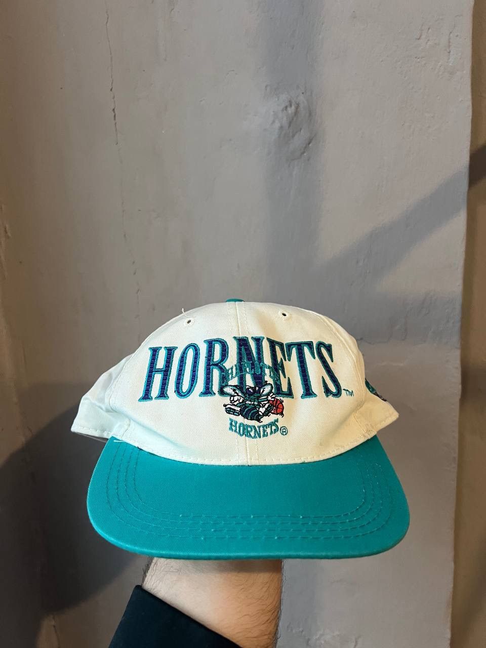 NBA VINTAGE CHARLOTTE HORNETS 80’S RARE CAP ONE SIZE Size ONE SIZE - 2 Thumbnail