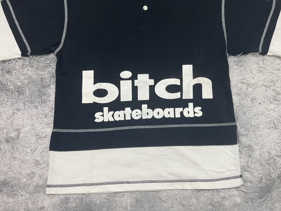 Other 2000s BITCH SKATEBOARD RARE TSHIRT DOUBLE LAYER Size US M / EU 48-50 / 2 - 5 Thumbnail