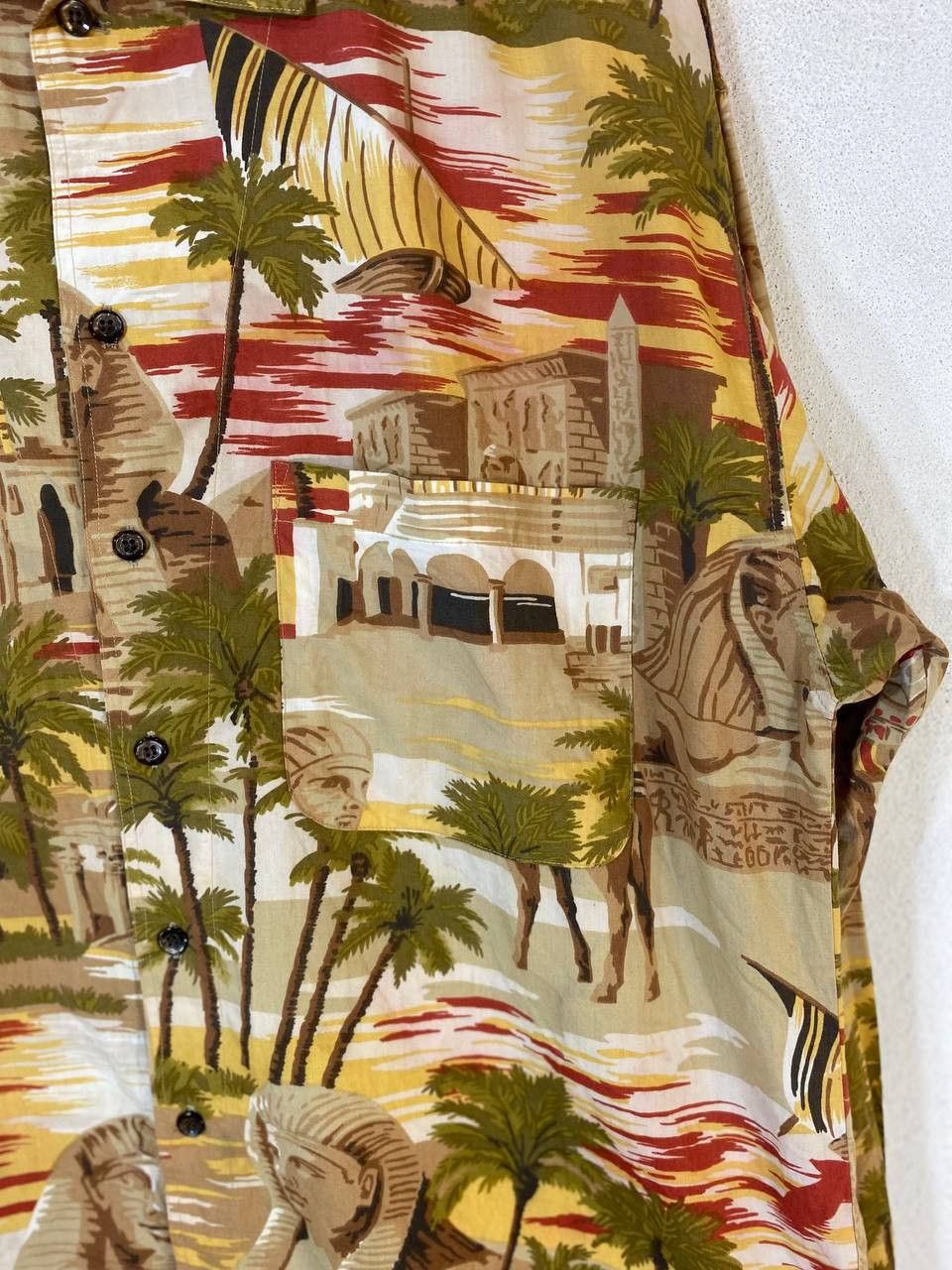 Japanese Brand kenzo jeans allover print shirt longsleeves very nice design Size US L / EU 52-54 / 3 - 7 Thumbnail