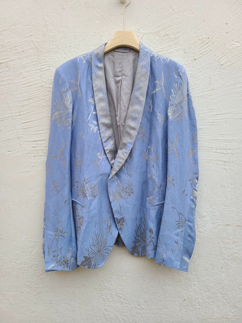 Haider Ackermann Haider Ackermann Silk embroidered suit jacket Size US M / EU 48-50 / 2 - 1 Thumbnail