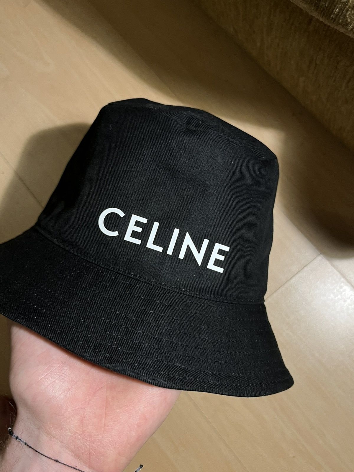 Celine Celine Bucket Hat Black - size S Size ONE SIZE - 3 Thumbnail