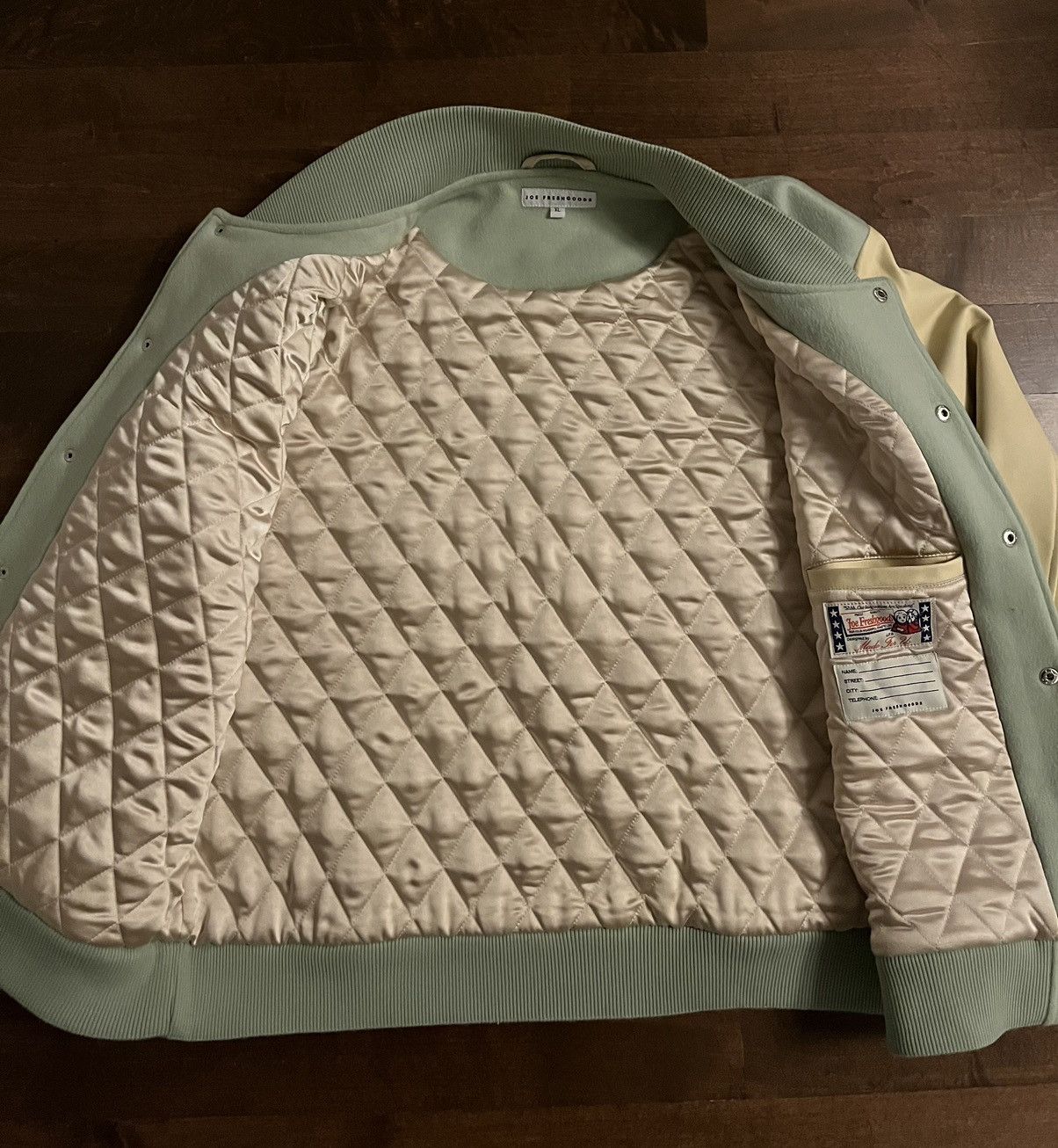 Joe Freshgoods Joe Fresh Goods x Inside voices varsity jacket Size US XL / EU 56 / 4 - 6 Thumbnail