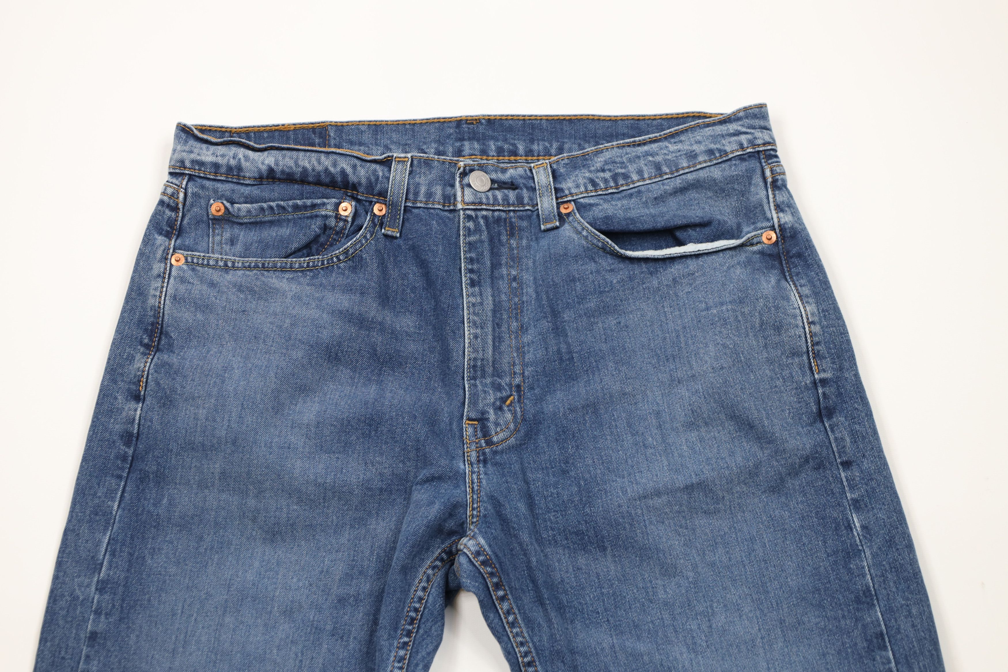 Levi's × Vintage Vintage Y2K Levis Stretch Regular Fit Denim Jeans Blue Size US 34 / EU 50 - 2 Thumbnail