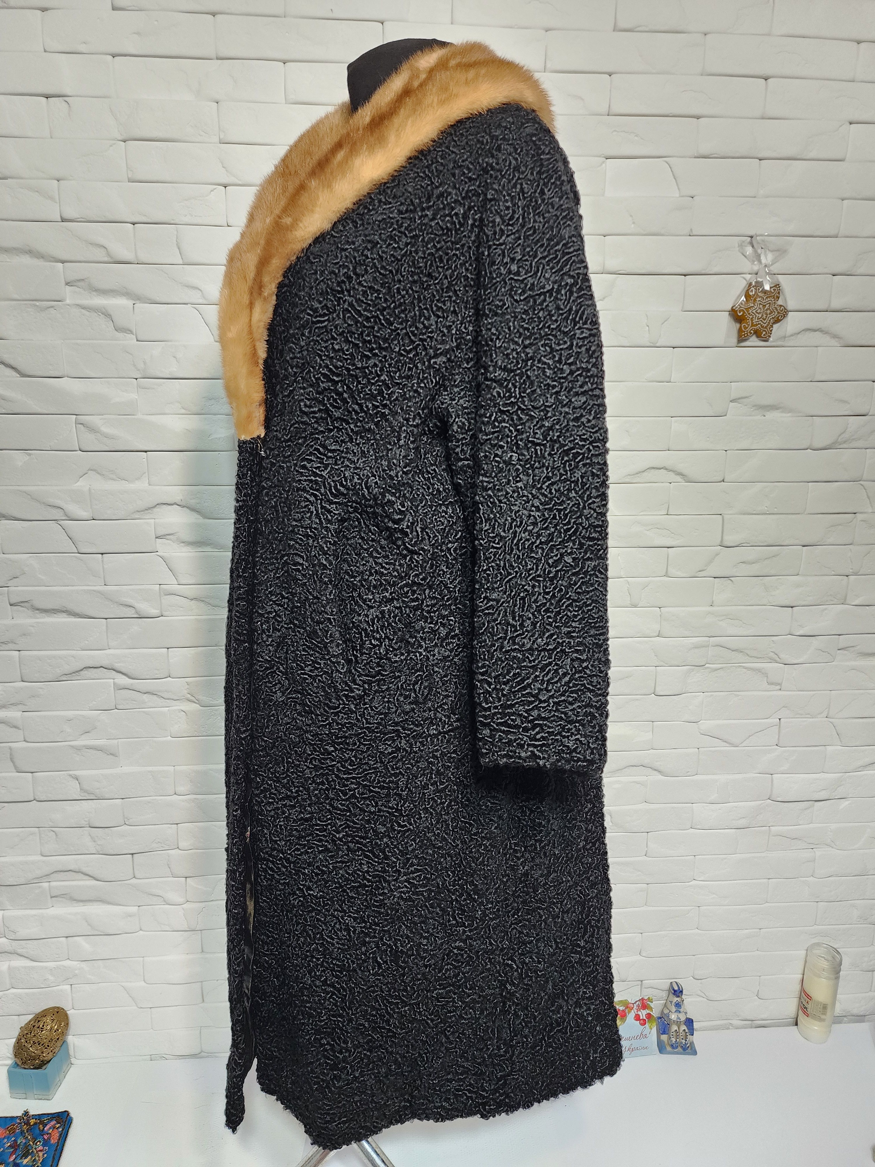 Furla Black Sheepskin Fur Coat: Women's Warm Winter Outerwear Size XL / US 12-14 / IT 48-50 - 2 Thumbnail