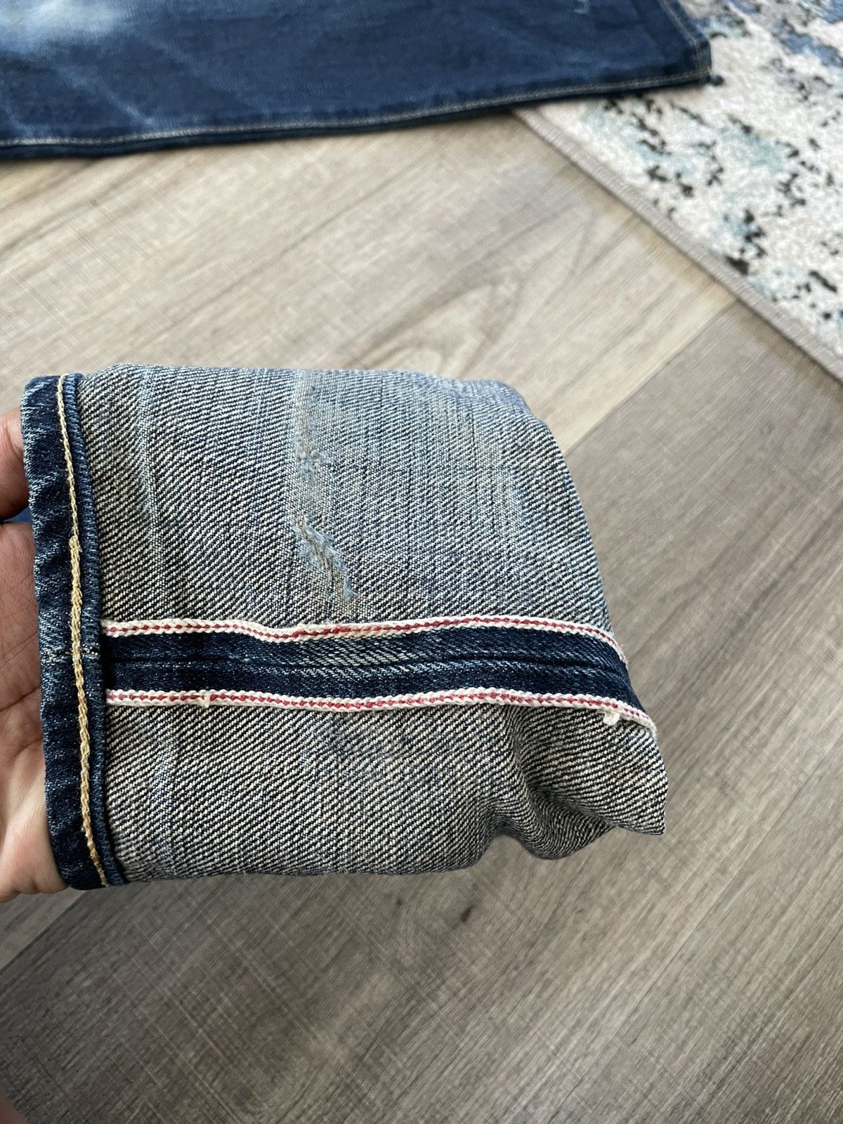 Iron Heart IRON HEART IH-777N 17OZ SELVEDGE JEANS SLIM TAPERED 29x29.5 Size US 29 - 9 Thumbnail