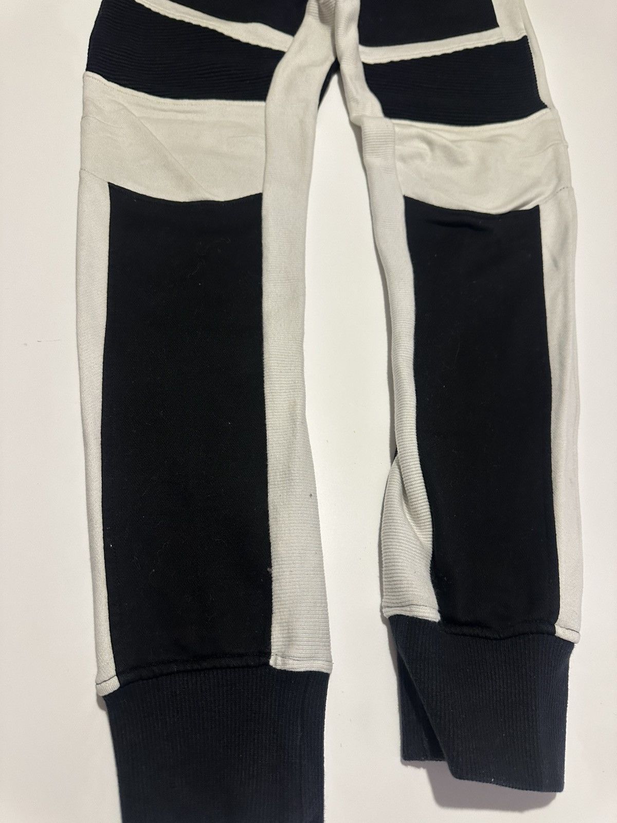 Balmain Balmain Biker Black and White joggers Size US 30 / EU 46 - 2 Thumbnail