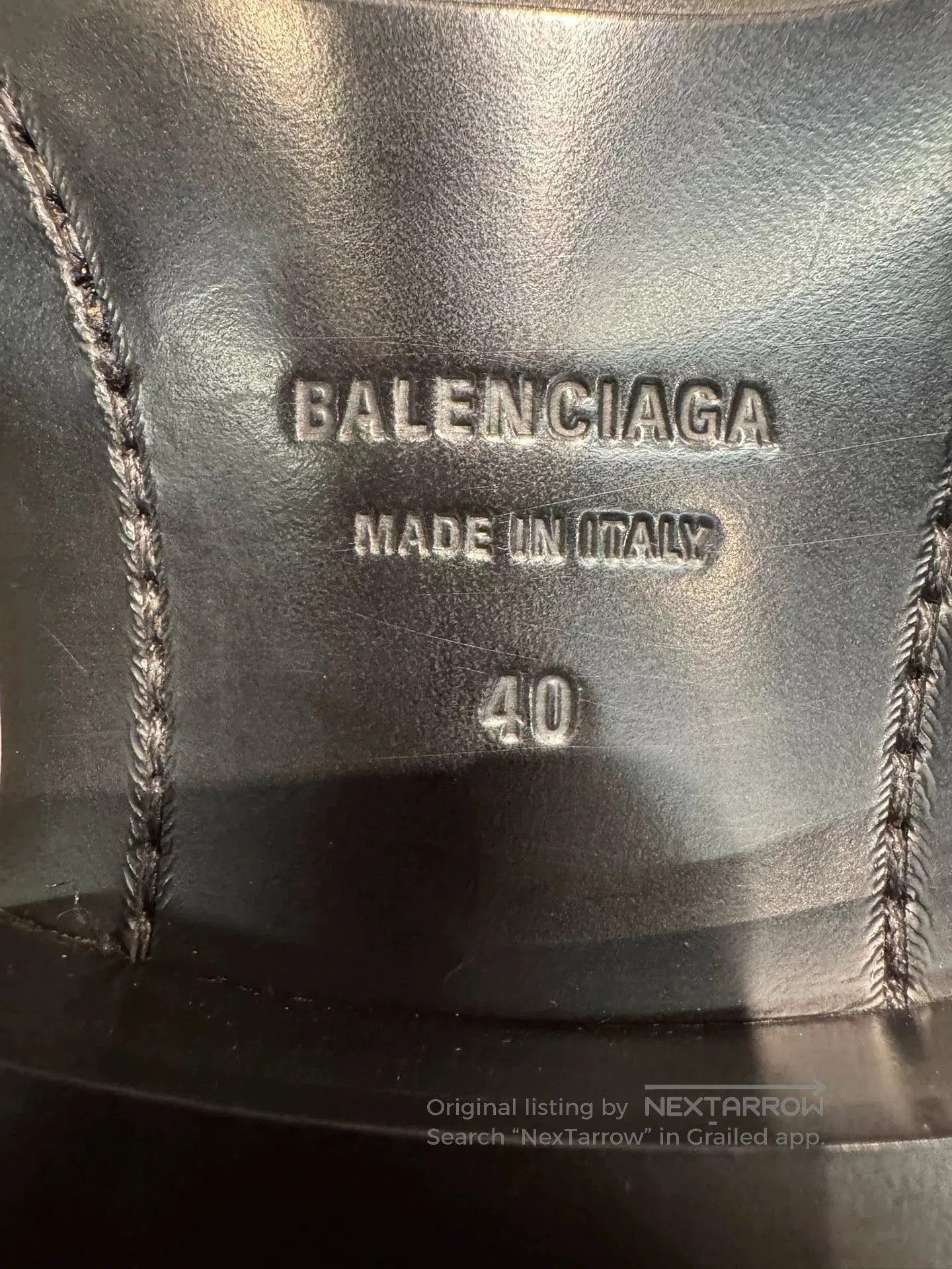 Balenciaga Balenciaga Square Toe 'I Love Paris' Derby Shoes. Size US 7 / EU 40 - 6 Thumbnail