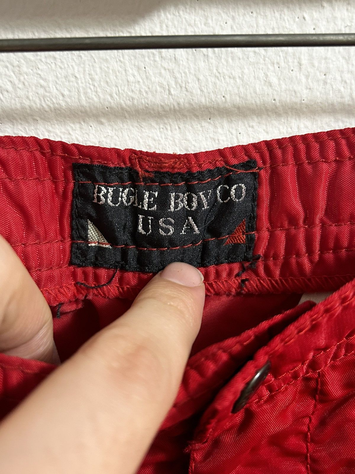 Bugle Boy × Vintage Bugle boys USA zipper front nylon pants Size US 32 / EU 48 - 5 Thumbnail