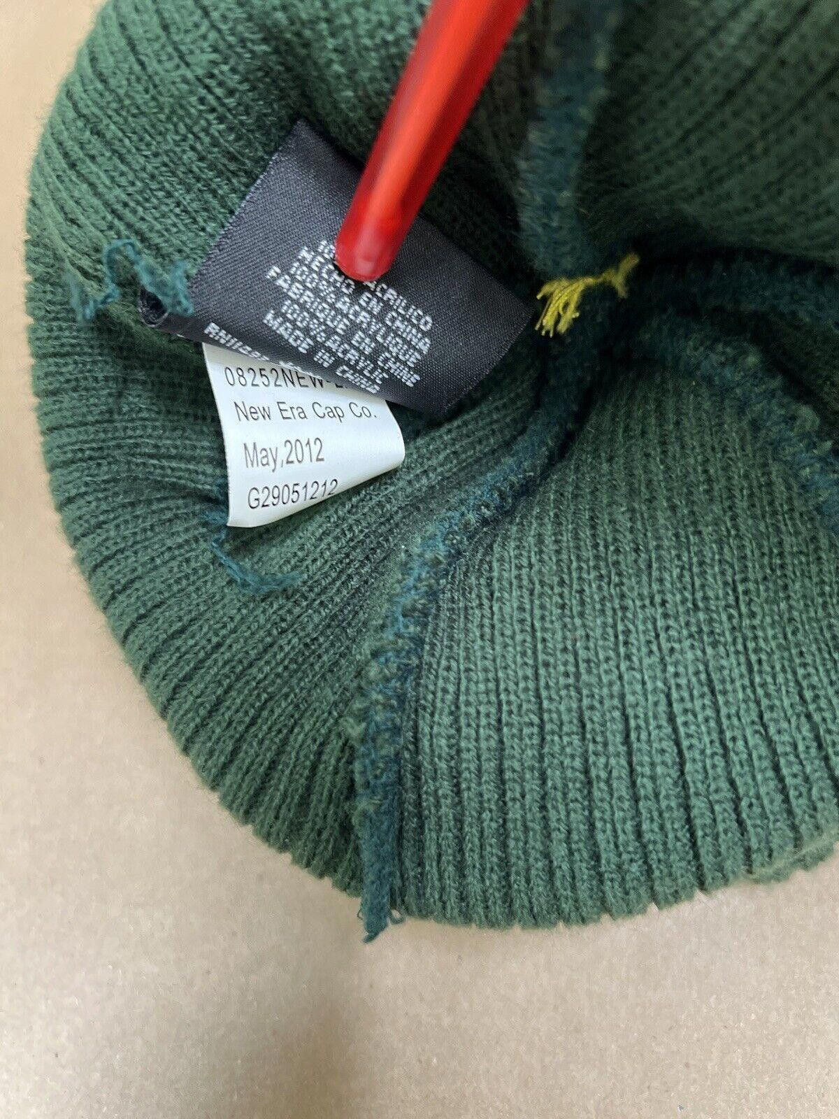 Supreme FW12 Supreme New Era FTP Pom-Pom Beanie Green Yellow 2012 Size ONE SIZE - 6 Thumbnail