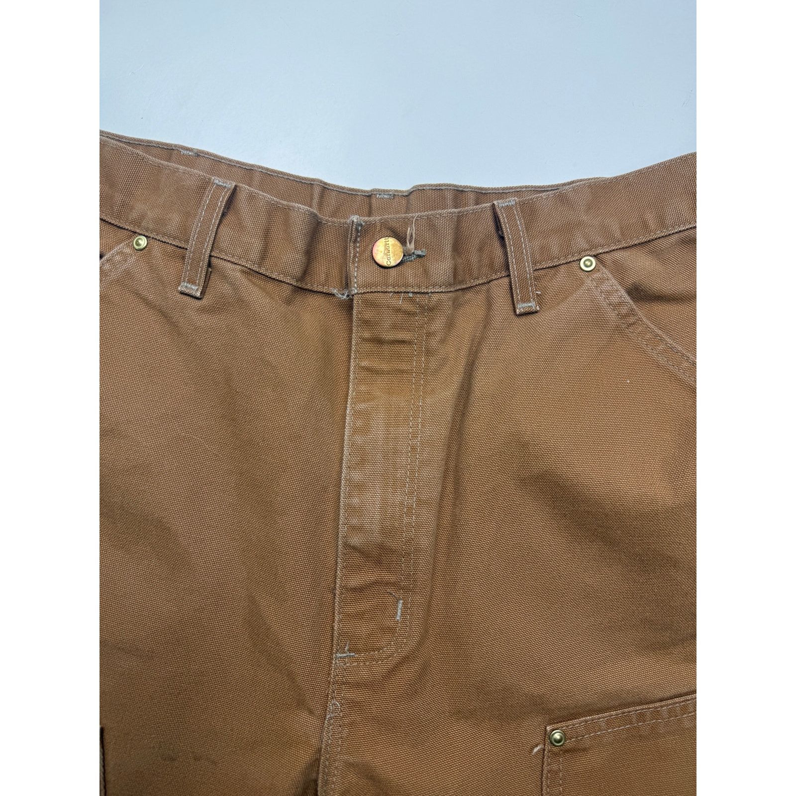 Carhartt Vintage Carhartt Canvas Work Wear Double Knee Size 33W B01 Size US 33 - 4 Thumbnail