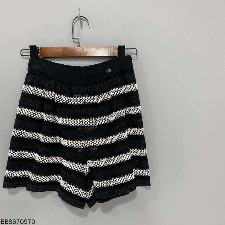 Chanel Chanel Striped Woven Shorts -2505 Size US 34 / EU 50 - 3 Thumbnail