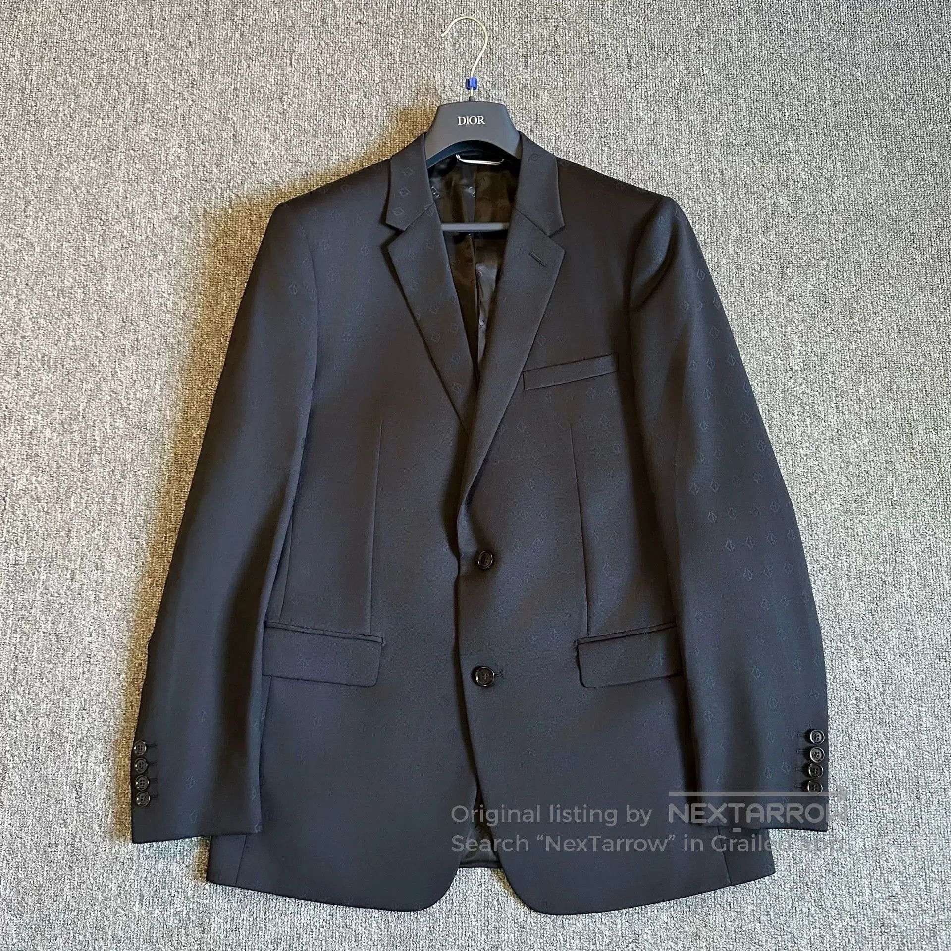 Dior Dior Wool Logo Patterned Blazer. Size US S / EU 44-46 / 1 - 1 Thumbnail