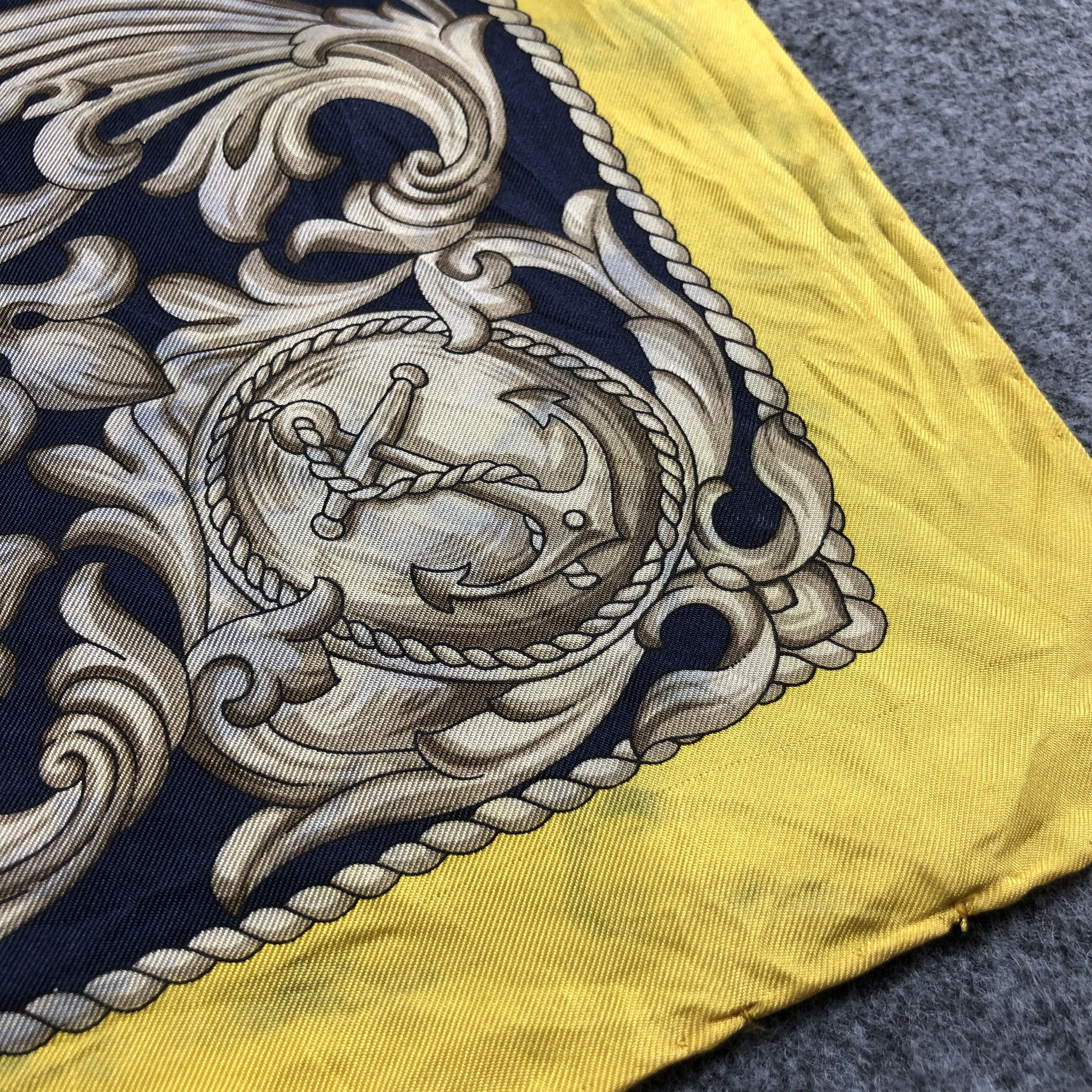 Japanese Brand Vintage Art of Silk Luxury Silk Scarf M569 Size ONE SIZE - 6 Thumbnail