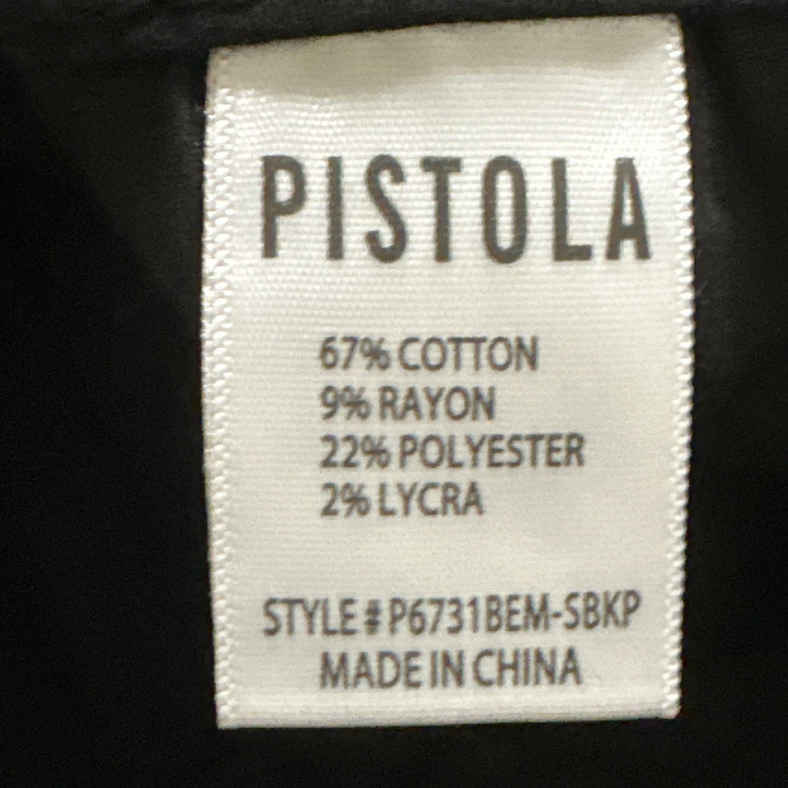 Pistola Pistola black skinny stretched ankle jeans size 26 Size 28" / US 6 / IT 42 - 4 Thumbnail