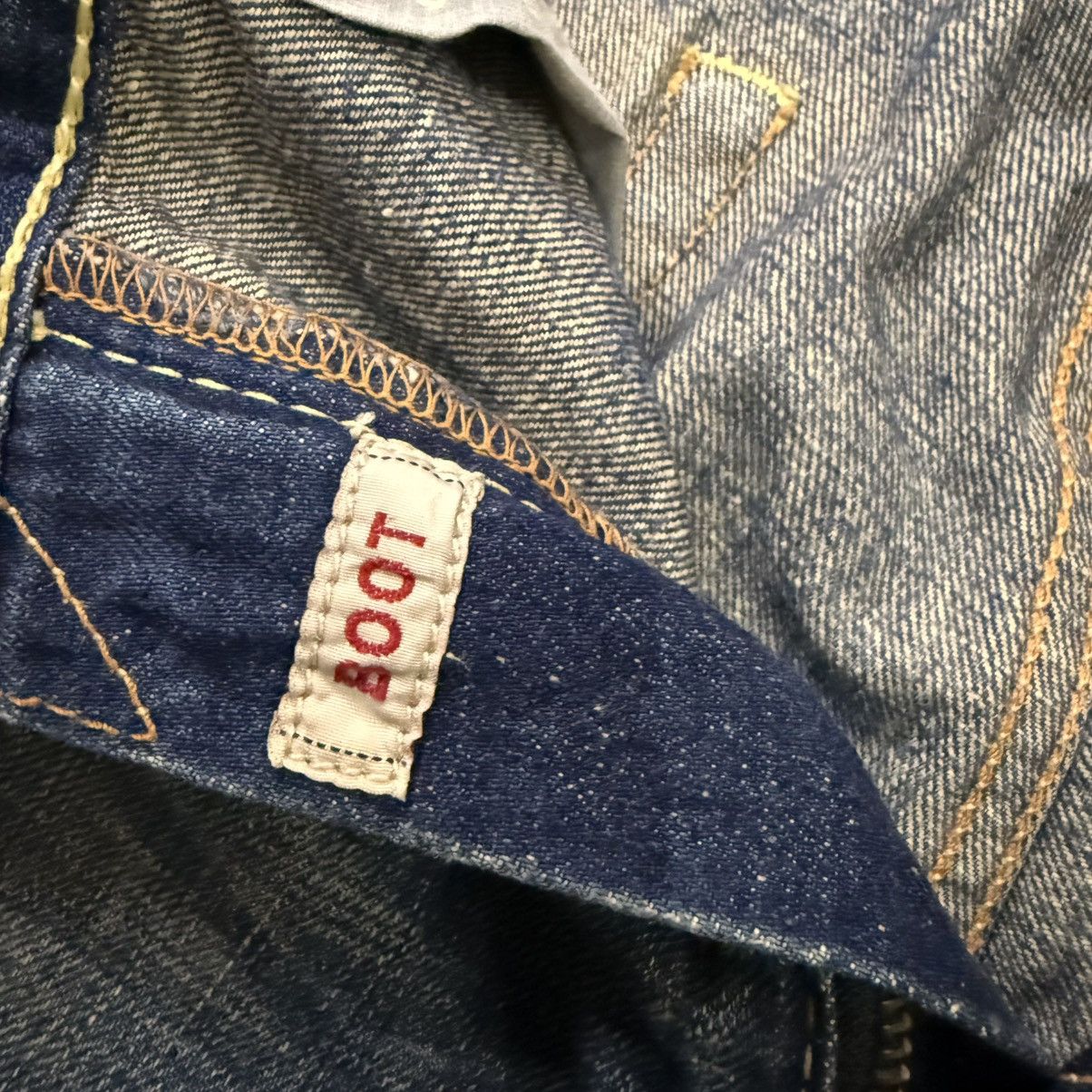 Beauty Beast Bootcut Ezra Fitch Distressed y2k Style Wide Leg Denim Size US 33 - 12 Thumbnail