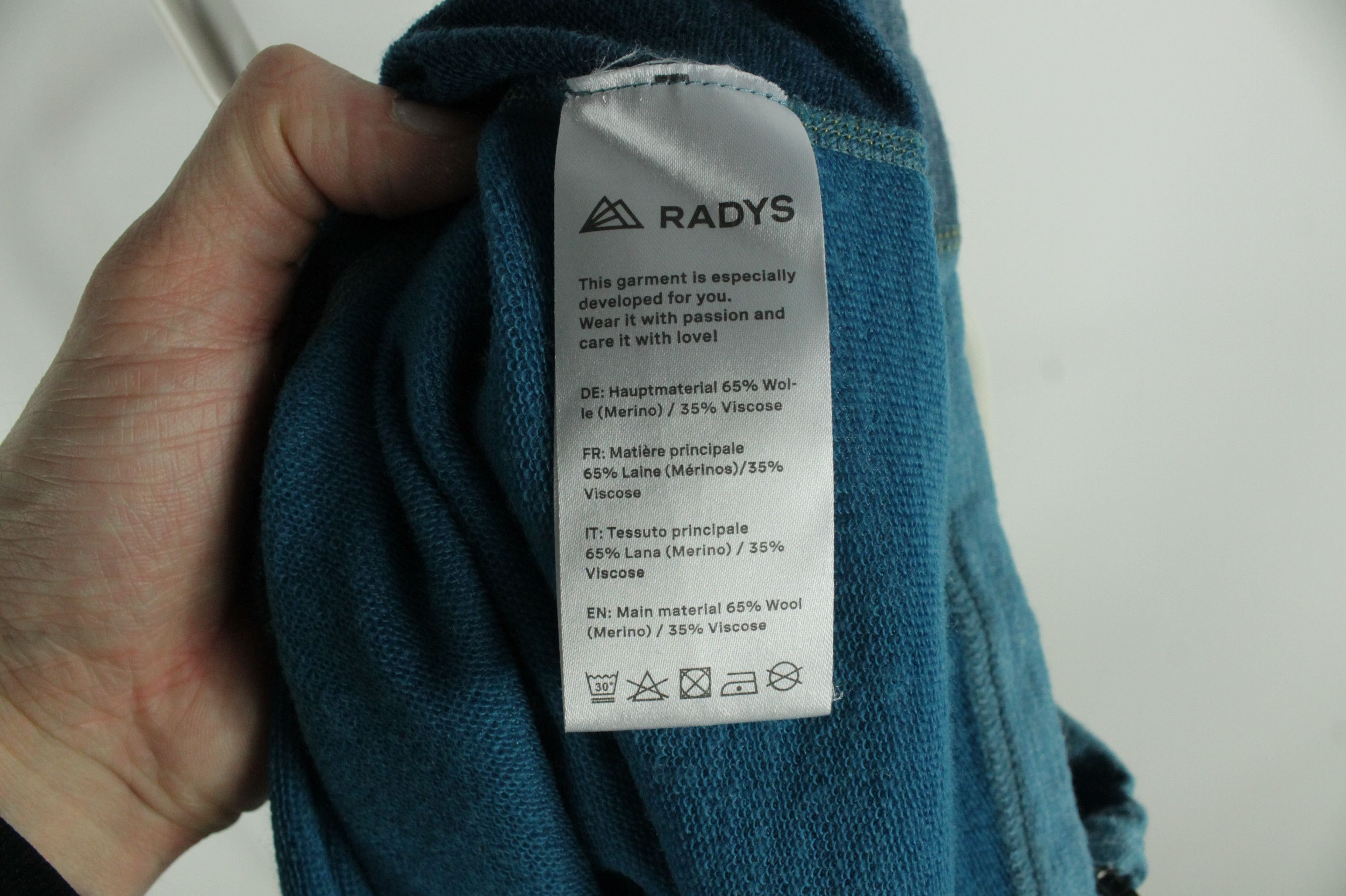 Other RADYS Mens R5 Merino Zip Shirt Longsleeve Top Sweater Size US XL / EU 56 / 4 - 8 Thumbnail