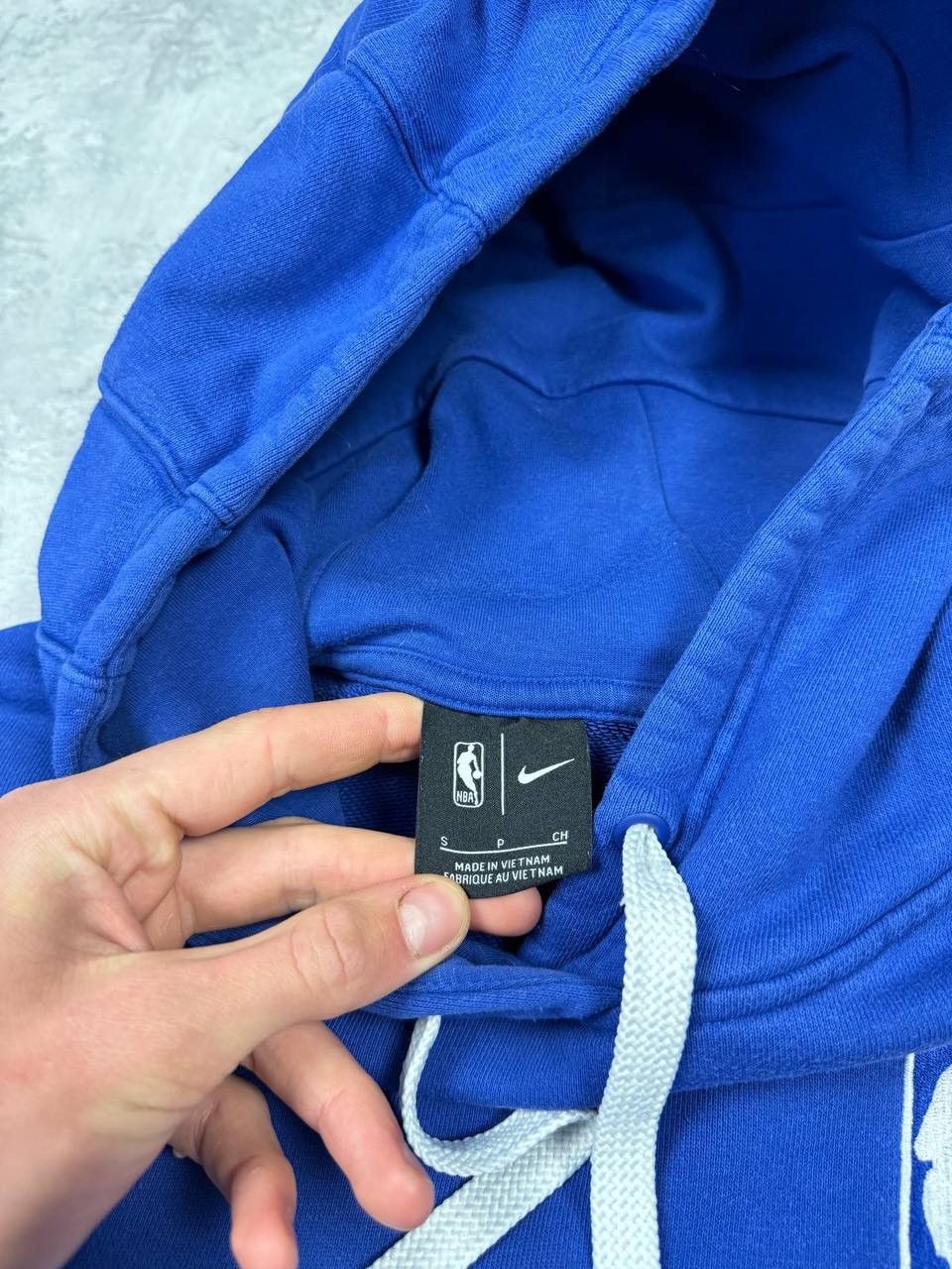 NBA Nike NBA Courtside Blue Hoodie Embroidered Logo Size US S / EU 44-46 / 1 - 11 Thumbnail