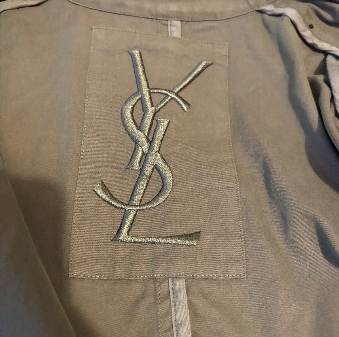 Yves Saint Laurent YSL Tom Ford Safari Jacket SS04 Khaki IT48 YSL Rive Gauche M Size US M / EU 48-50 / 2 - 5 Thumbnail