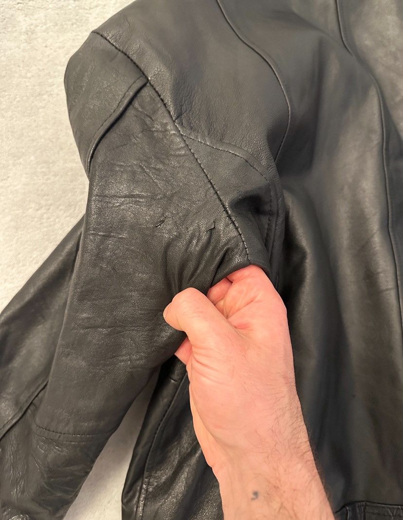 Leather Deadwood real leather biker moto jacket Size US M / EU 48-50 / 2 - 13 Thumbnail