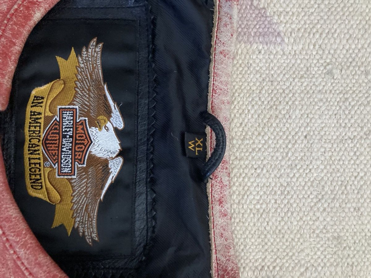 Harley Davidson × Vintage Vintage Harley Leather Riders Jacket RARE Size XL / US 12-14 / IT 48-50 - 2 Thumbnail