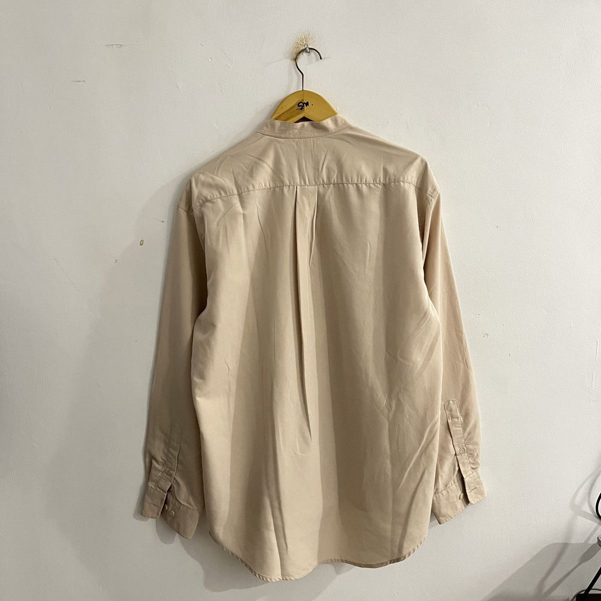 Hiroko Koshino Homme Hiroko Koshino Homme - Stand Collar Japanese Button Up Shirt Size US L / EU 52-54 / 3 - 5 Thumbnail