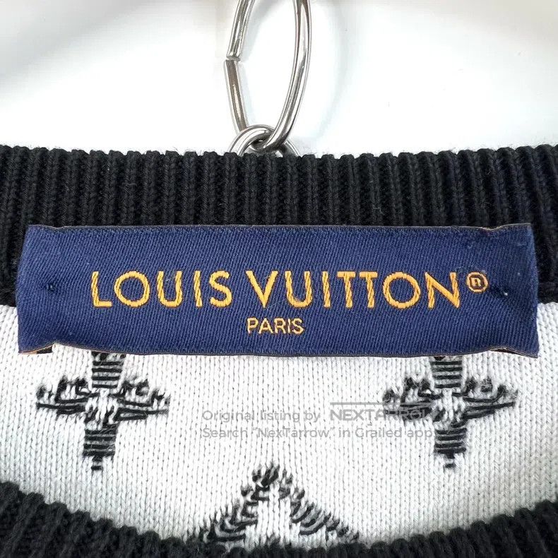 Louis Vuitton Louis Vuitton Black and grey top half gradient logo sweate Size US L / EU 52-54 / 3 - 4 Thumbnail