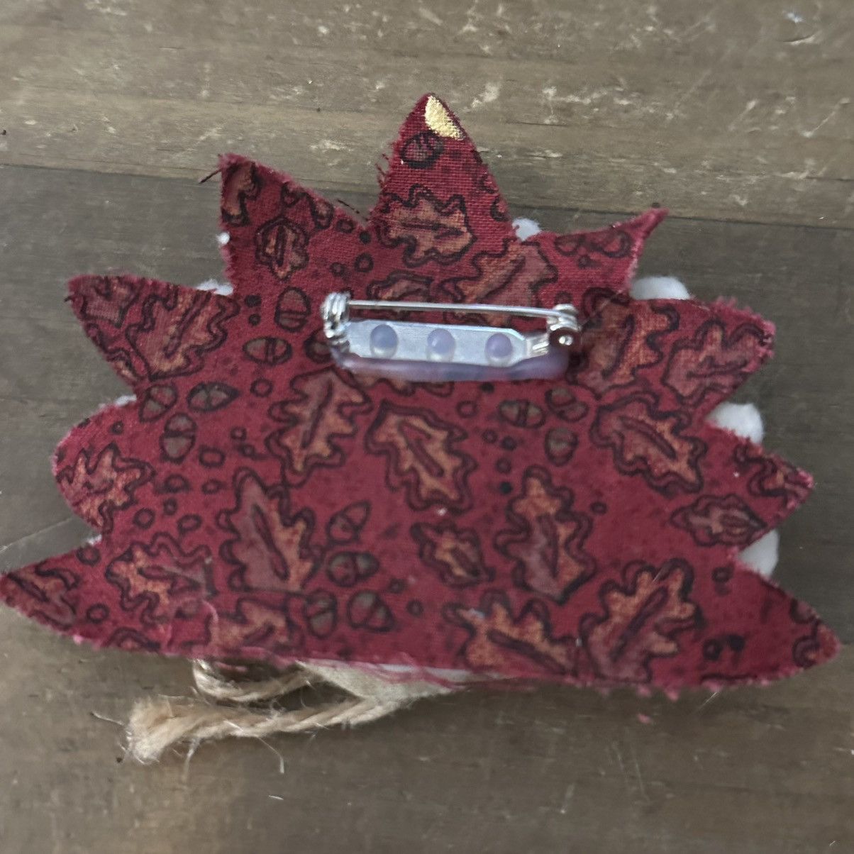 Vintage Vintage fabric turkey Thanksgiving brooch Size ONE SIZE - 5 Thumbnail