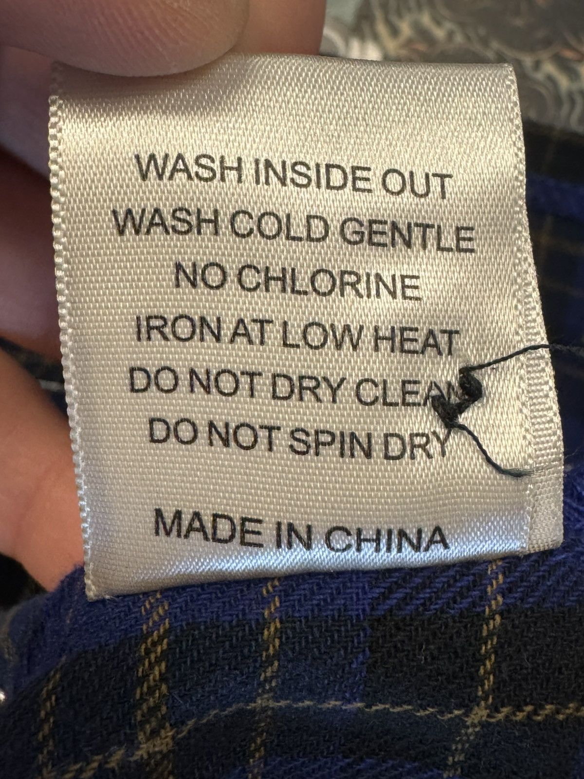 Vale Vale Blue Inferno Flannel Size US L / EU 52-54 / 3 - 3 Thumbnail
