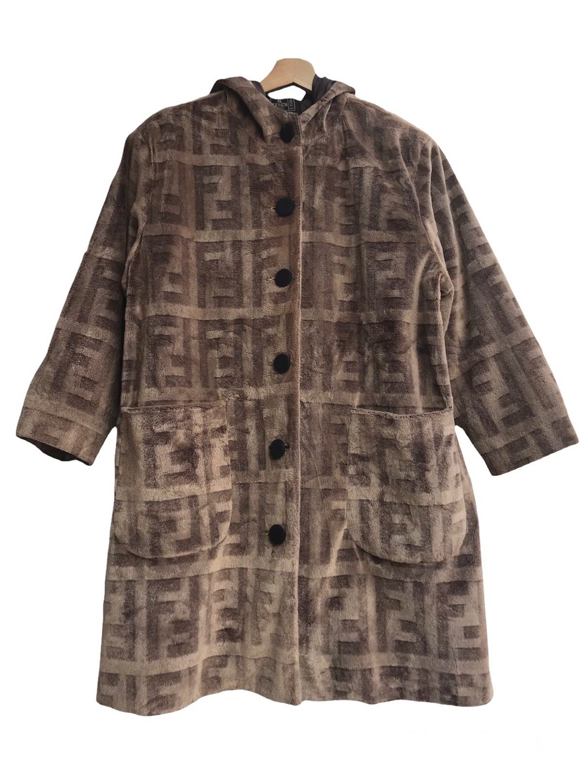 Fendi monogram hoodie hotsell