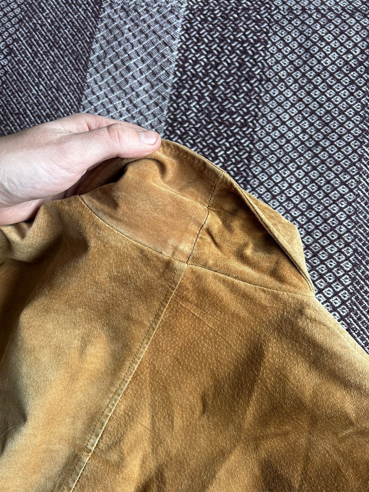 Vintage Vintage Hudson Real Leather Jacket Sun Faded Washed Size L Size US L / EU 52-54 / 3 - 17 Thumbnail