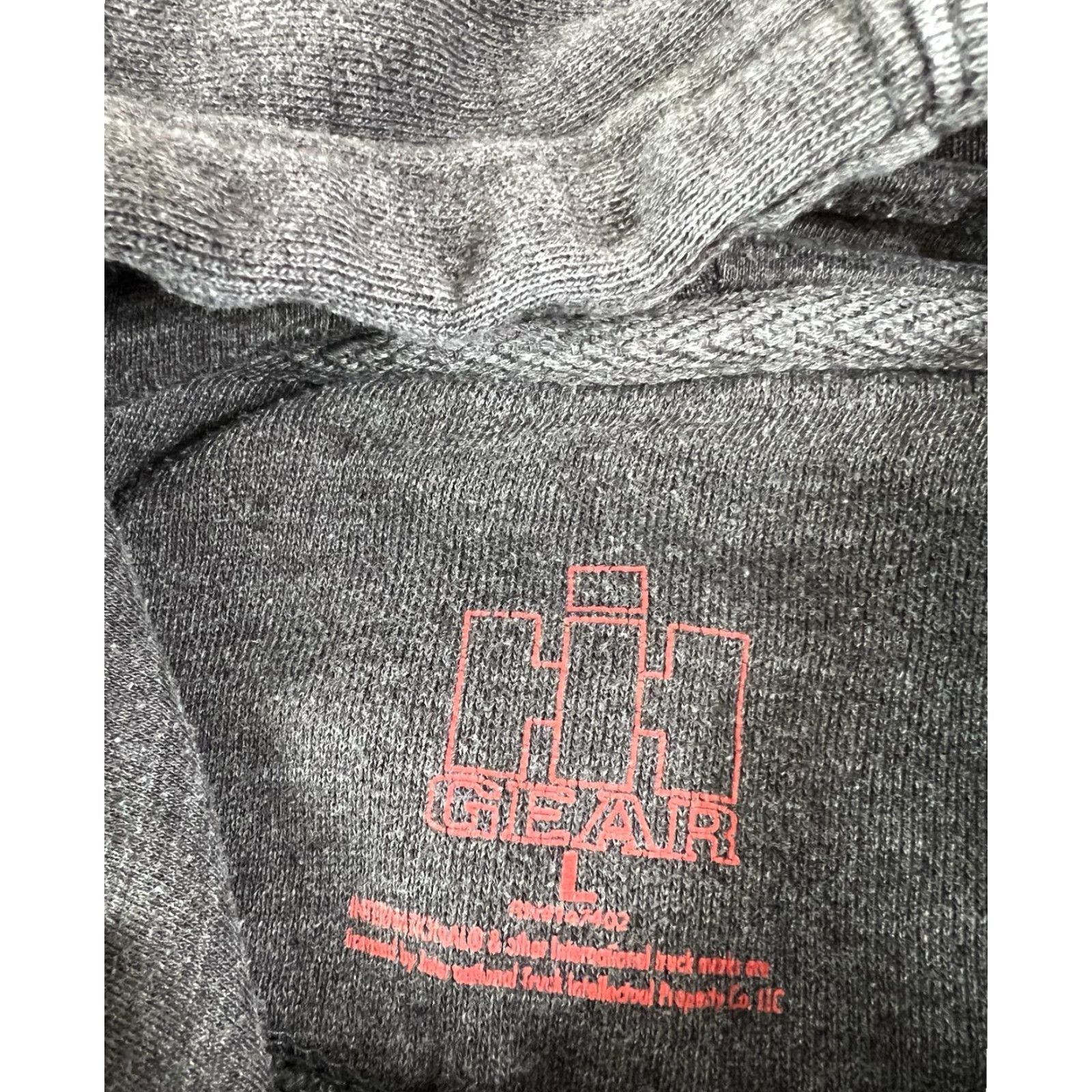 Vintage International Harvester Hoodie Sweatshirt Gray L Mens Pullover Regular Size Size US L / EU 52-54 / 3 - 4 Thumbnail