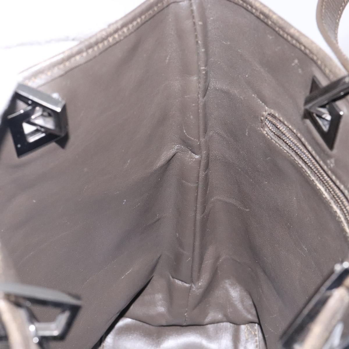 Gucci GUCCI Tote Bag Satin Brown Silver 002 002 Size ONE SIZE - 19 Thumbnail