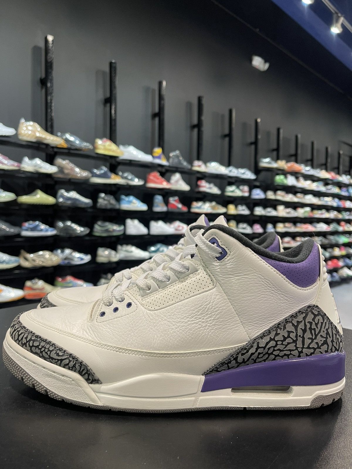 Jordan Brand Size 13 - Jordan 3 Retro Dark Iris Purple Size US 13 / EU 46 - 1 Thumbnail