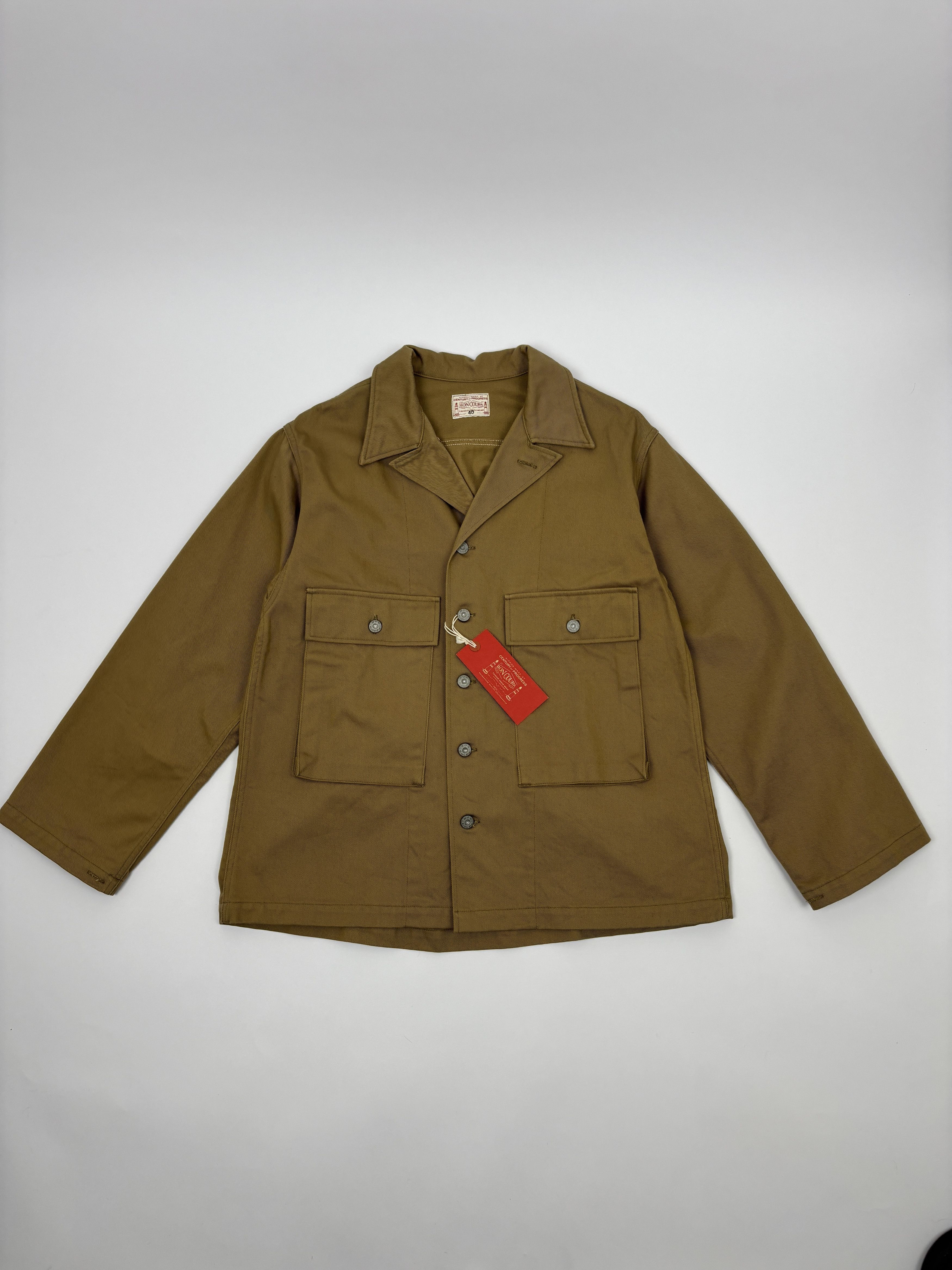 BONCOURA Boncoura B-43 English Twill Jacket Khaki Size US L / EU 52-54 / 3 - 1 Thumbnail
