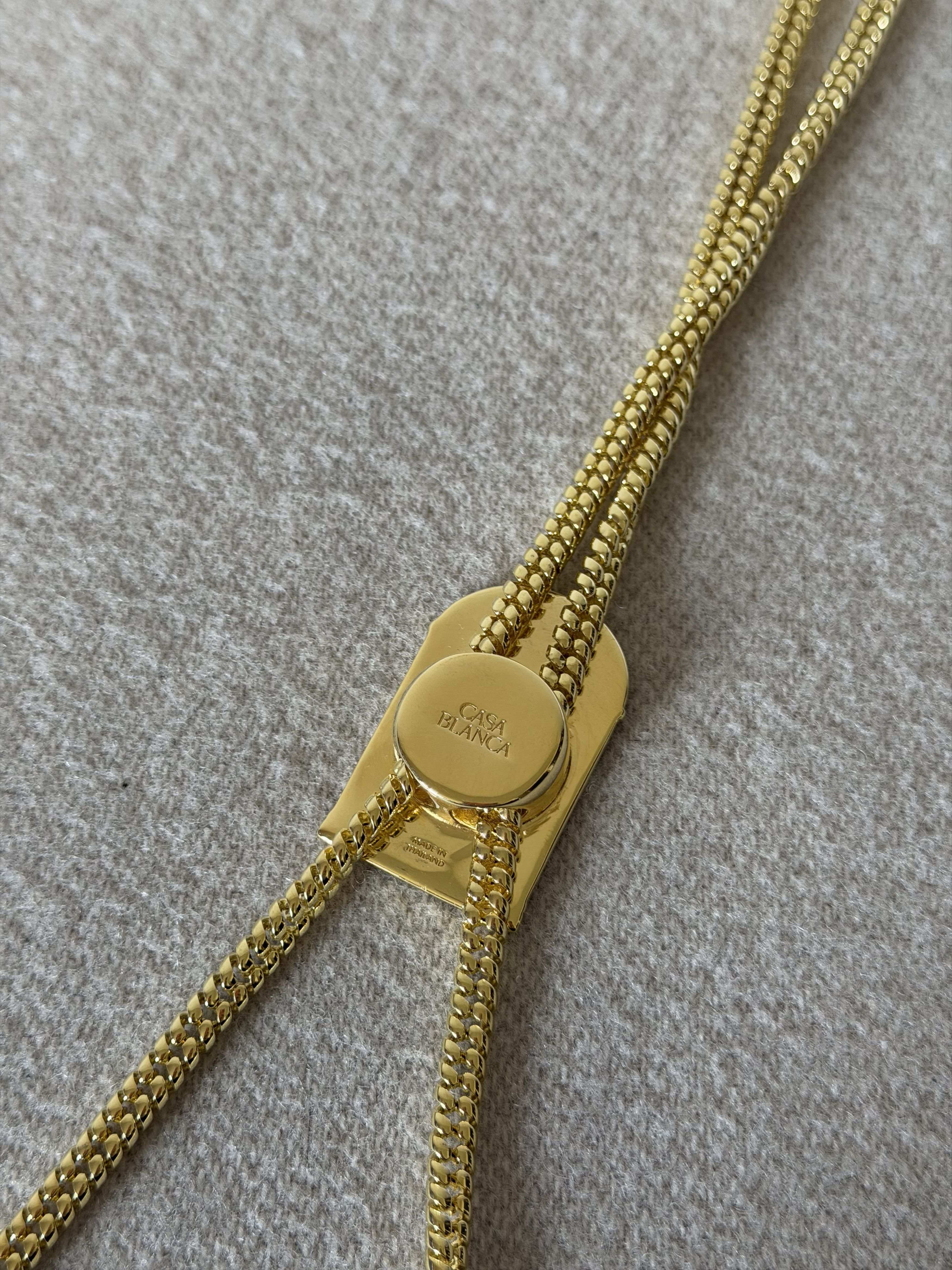 Casablanca Casablanca Arch Landscape Bolo Tie in Gold Size ONE SIZE - 5 Thumbnail
