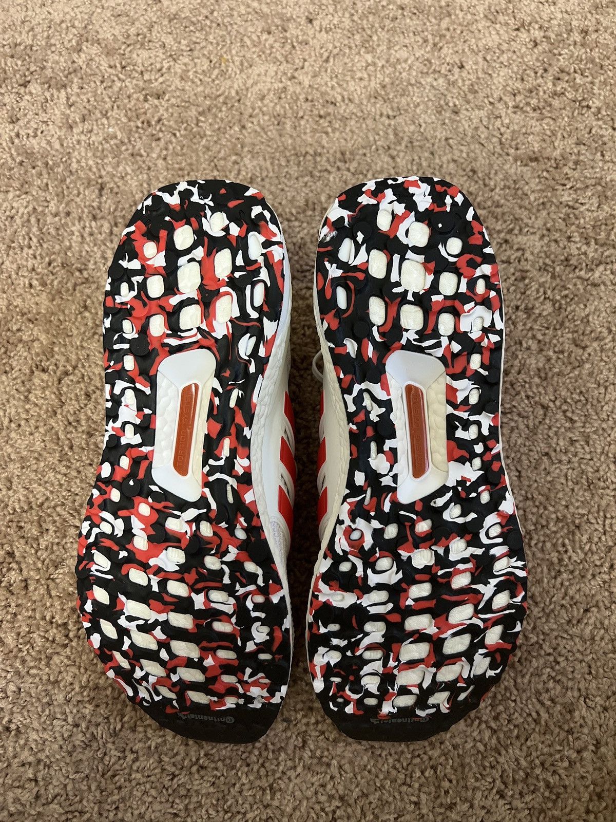 Adidas Adidas ultra boost 4.0 cloud white active red Size US 9.5 / EU 42-43 - 4 Thumbnail
