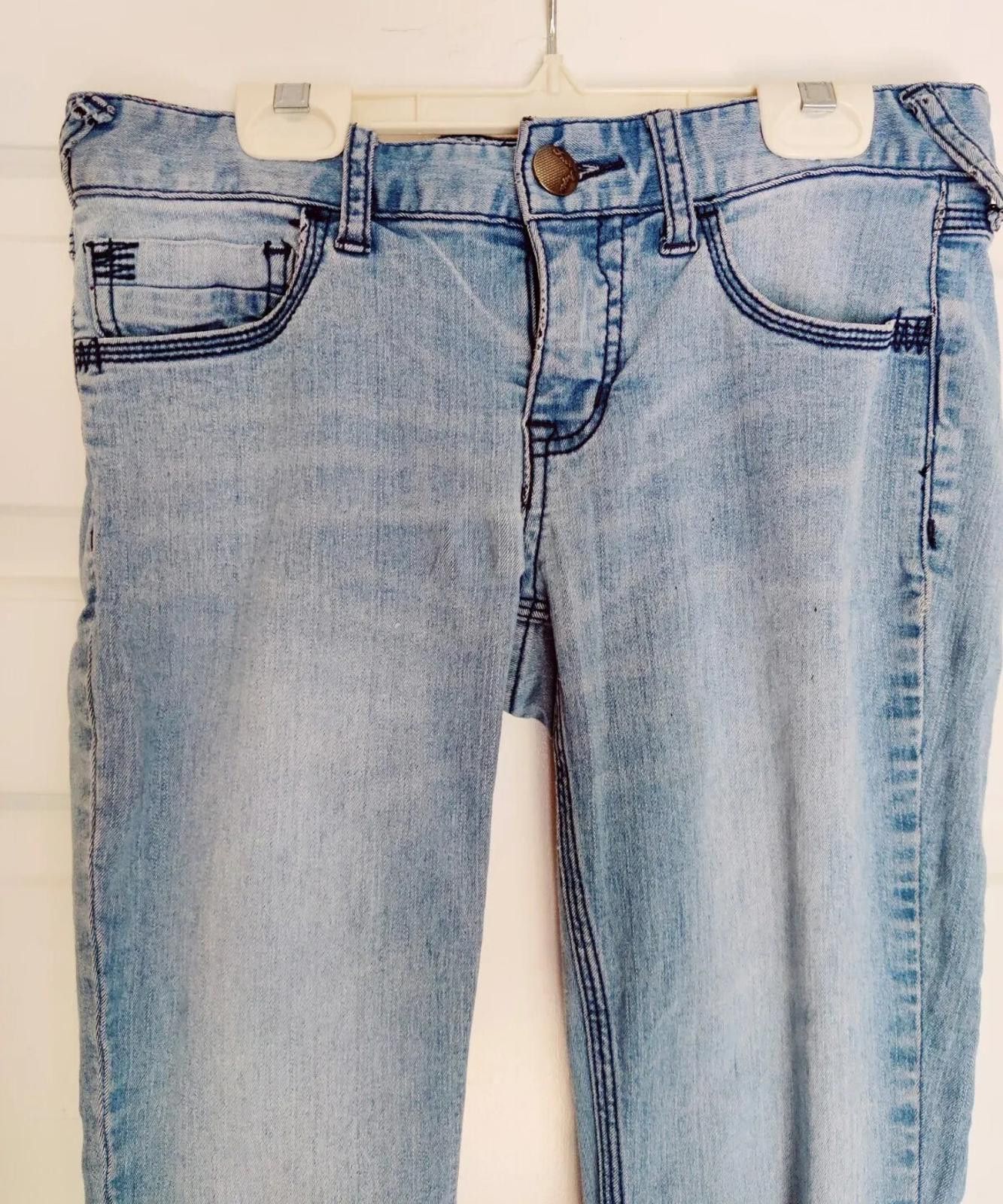 Free People Free People men's Jeans 27 Skinny Jean Mid Rise Light Blue R Size 27" / US 4 / IT 40 - 7 Thumbnail