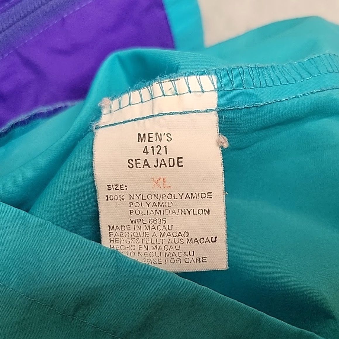 Vintage VINTAGE Woolrich Jacket Mens XL Teal Windbreaker Full Zip Outdoor Packable Hood Size US XL / EU 56 / 4 - 5 Thumbnail
