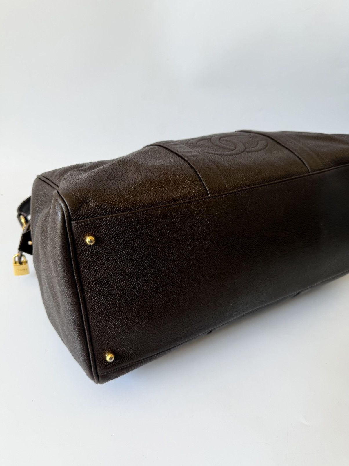 Chanel Vintage Chanel Brown Caviar Boston bag Size ONE SIZE - 9 Thumbnail
