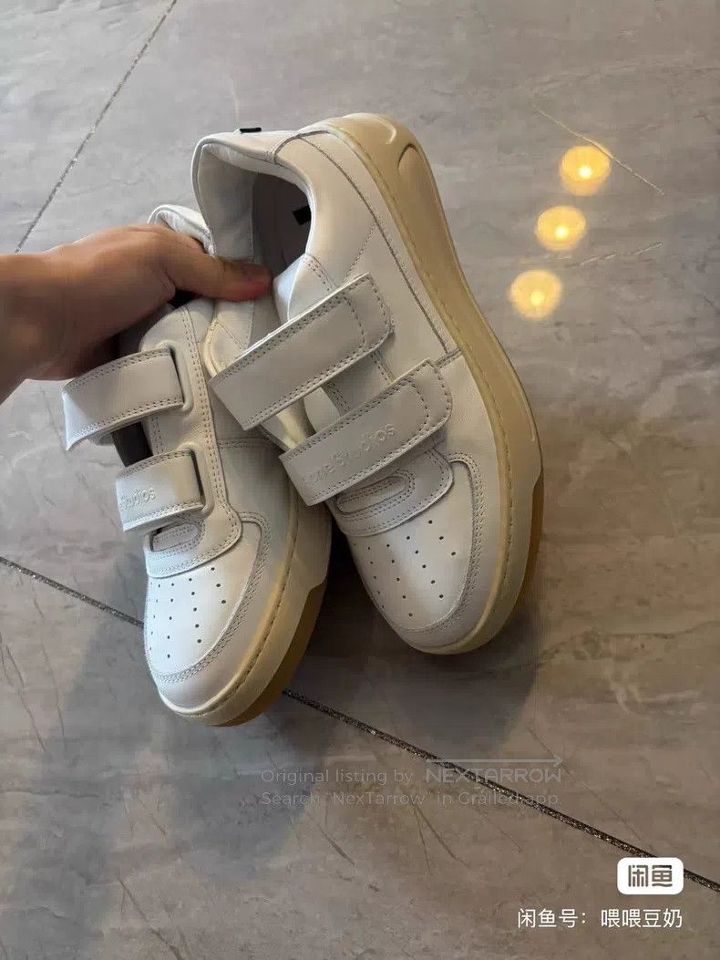 Acne Studios Acne Studios Steffe White Sneakers Size US 5.5 / IT 35.5 - 4 Thumbnail
