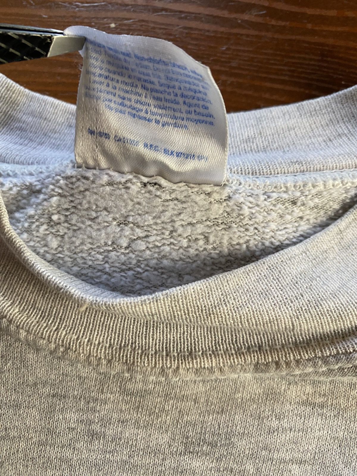 Hanes Vintage 90’s Hanes Grey Blank Thin Crewneck Sweatshirt Size US XS / EU 42 / 0 - 8 Thumbnail