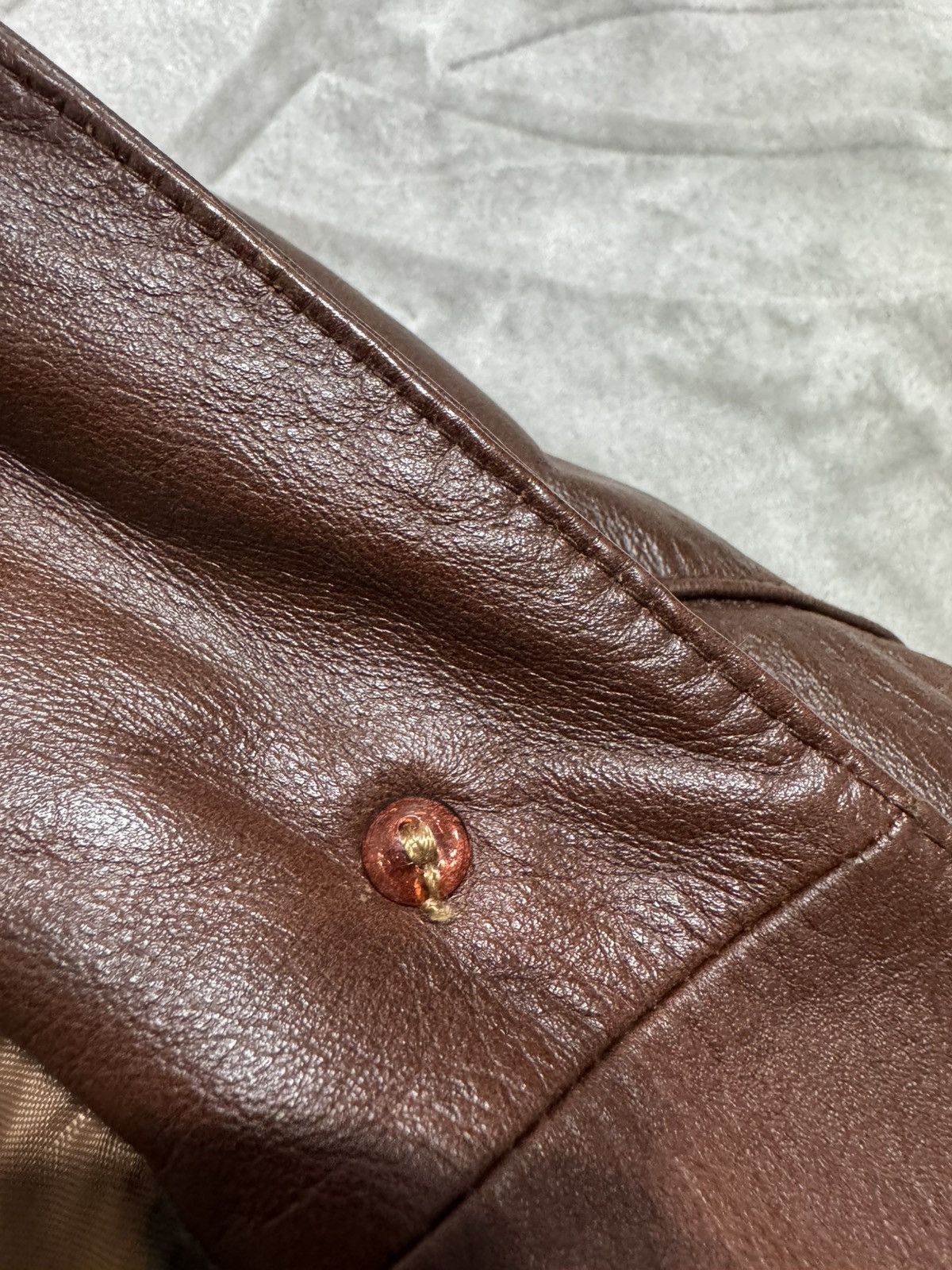Valentino Valentino Archive Vintage Leather Jacket Made in Korea M Size US M / EU 48-50 / 2 - 7 Thumbnail