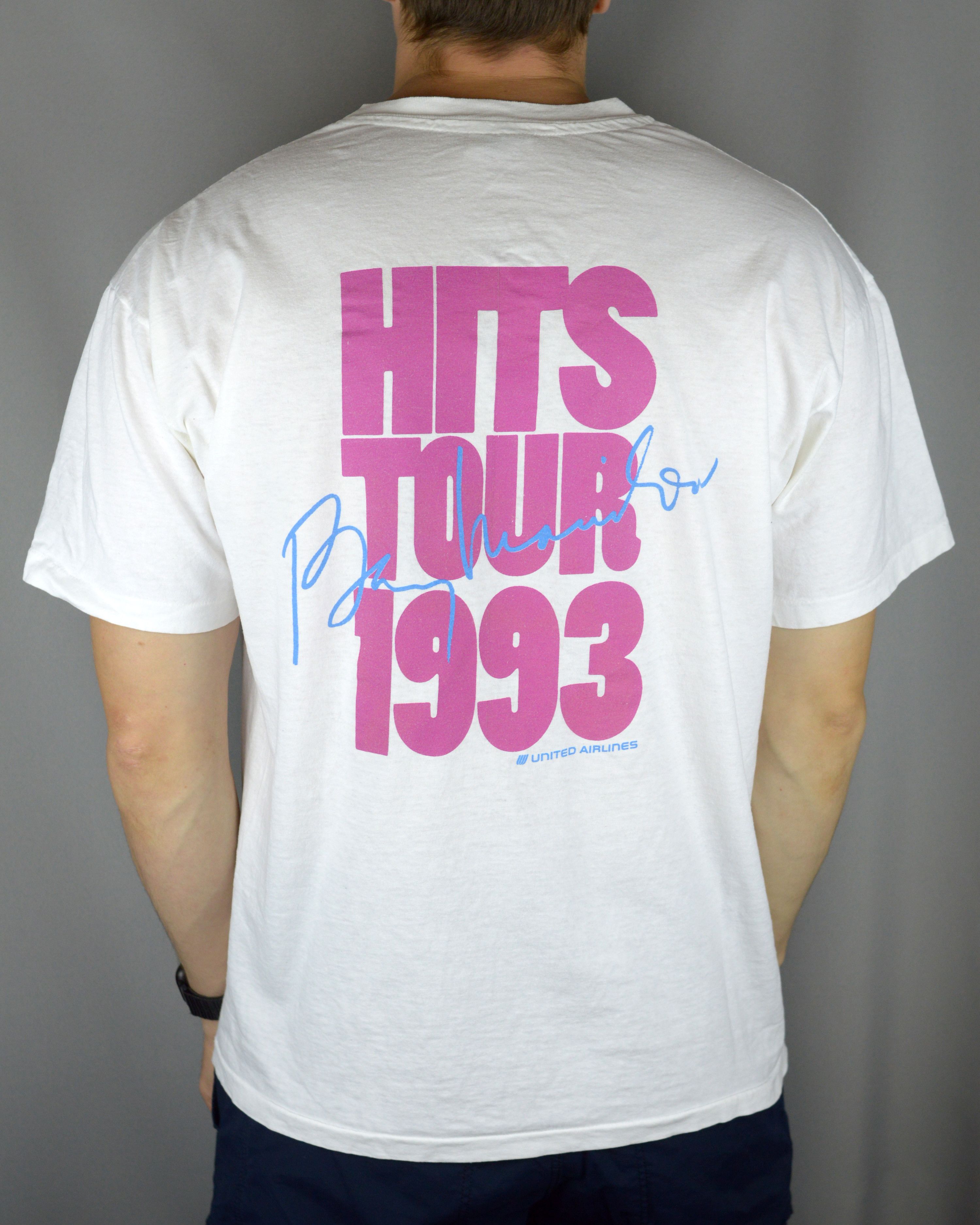 Vintage Vintage Barry Manilow Hits Tour 1993 Size US XL / EU 56 / 4 - 2 Thumbnail