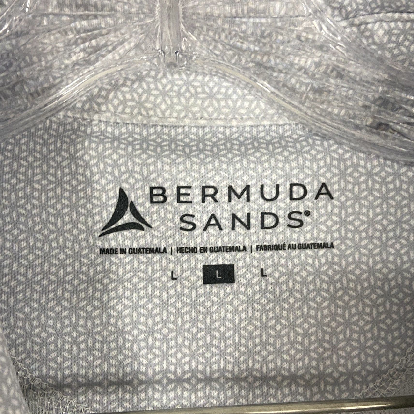 Vintage Bermuda Sands Polo Men's L Short Sleeve Gray Floral Size US L / EU 52-54 / 3 - 6 Thumbnail