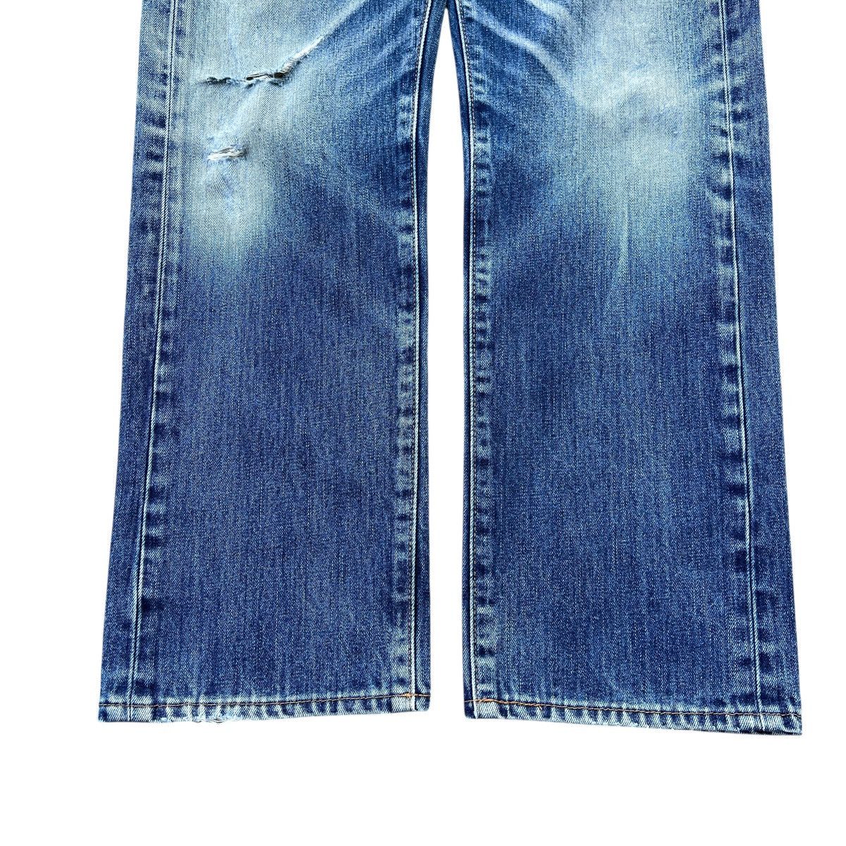 Levi's Crazy vintage y2k Levi’s 505 faded blue washed denim jeans Size US 32 / EU 48 - 5 Thumbnail