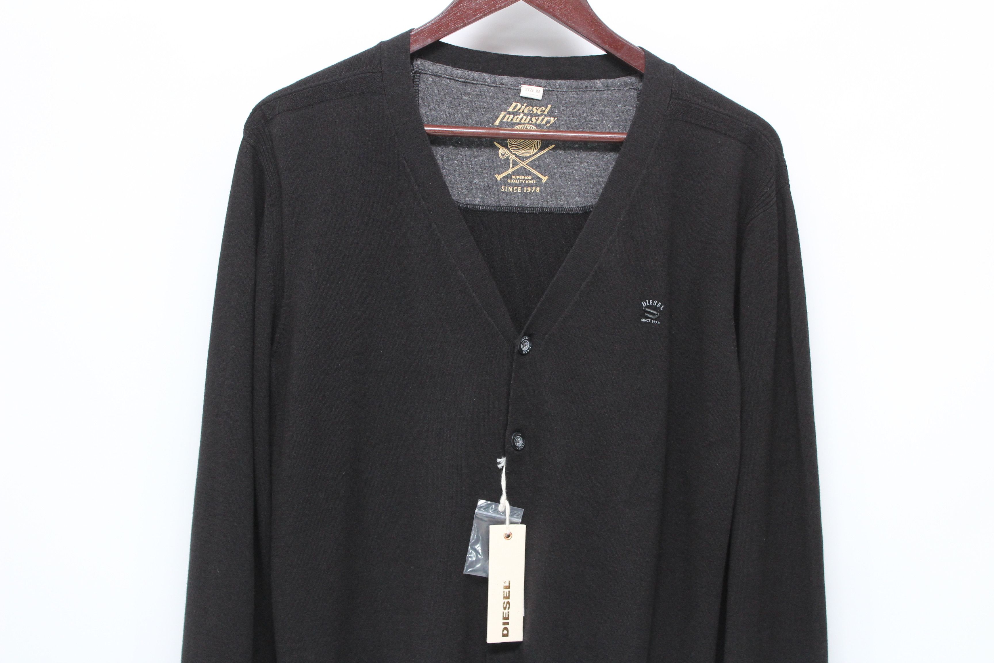 Diesel Diesel Cardigan Sweater Mens Size XL Vintage Rare Hype Size US L / EU 52-54 / 3 - 4 Thumbnail