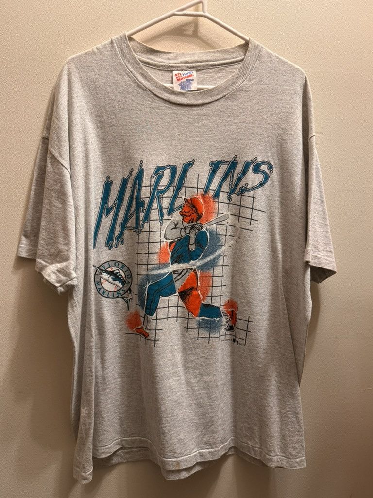 Vintage VINTAGE MARLINS 90'S SHIRT Size US XL / EU 56 / 4 - 1 Thumbnail